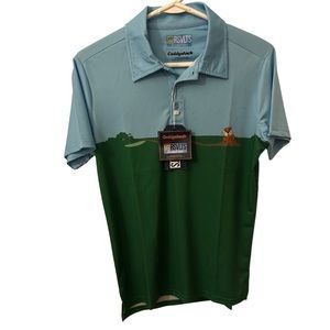 NWT RSVLTS Caddyshack Gopher half sleeve polo XS